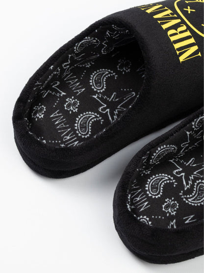 Dsiney Kidz - Vanilla Underground Black Nirvana Mule Slippers image 5