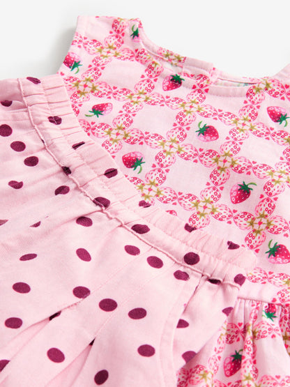 Cath Kidston Pink Strawberries Blouse And Trousers Set (3mths-8yrs) image 4