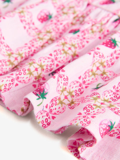 Cath Kidston Pink Strawberries Blouse And Trousers Set (3mths-8yrs) image 5