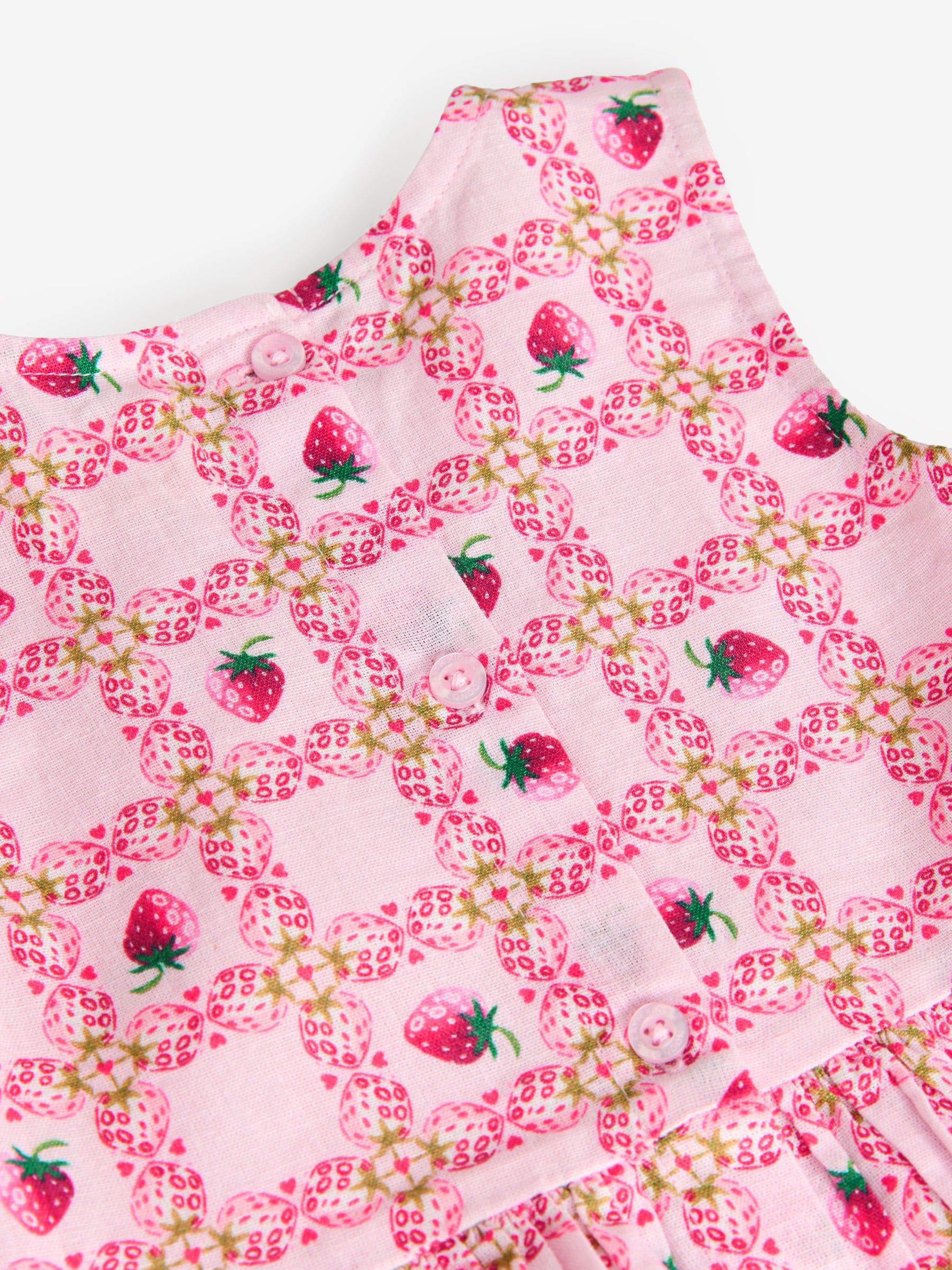 Cath Kidston Pink Strawberries Blouse And Trousers Set (3mths-8yrs) image 6