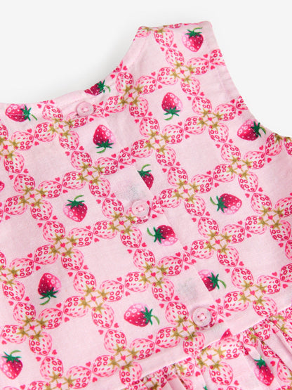 Cath Kidston Pink Strawberries Blouse And Trousers Set (3mths-8yrs) image 6