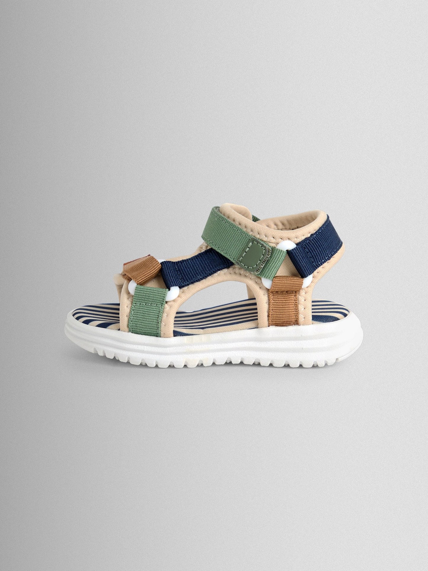 JoJo Maman Bébé Natural Stone Adjustable Strap Sandals image 4