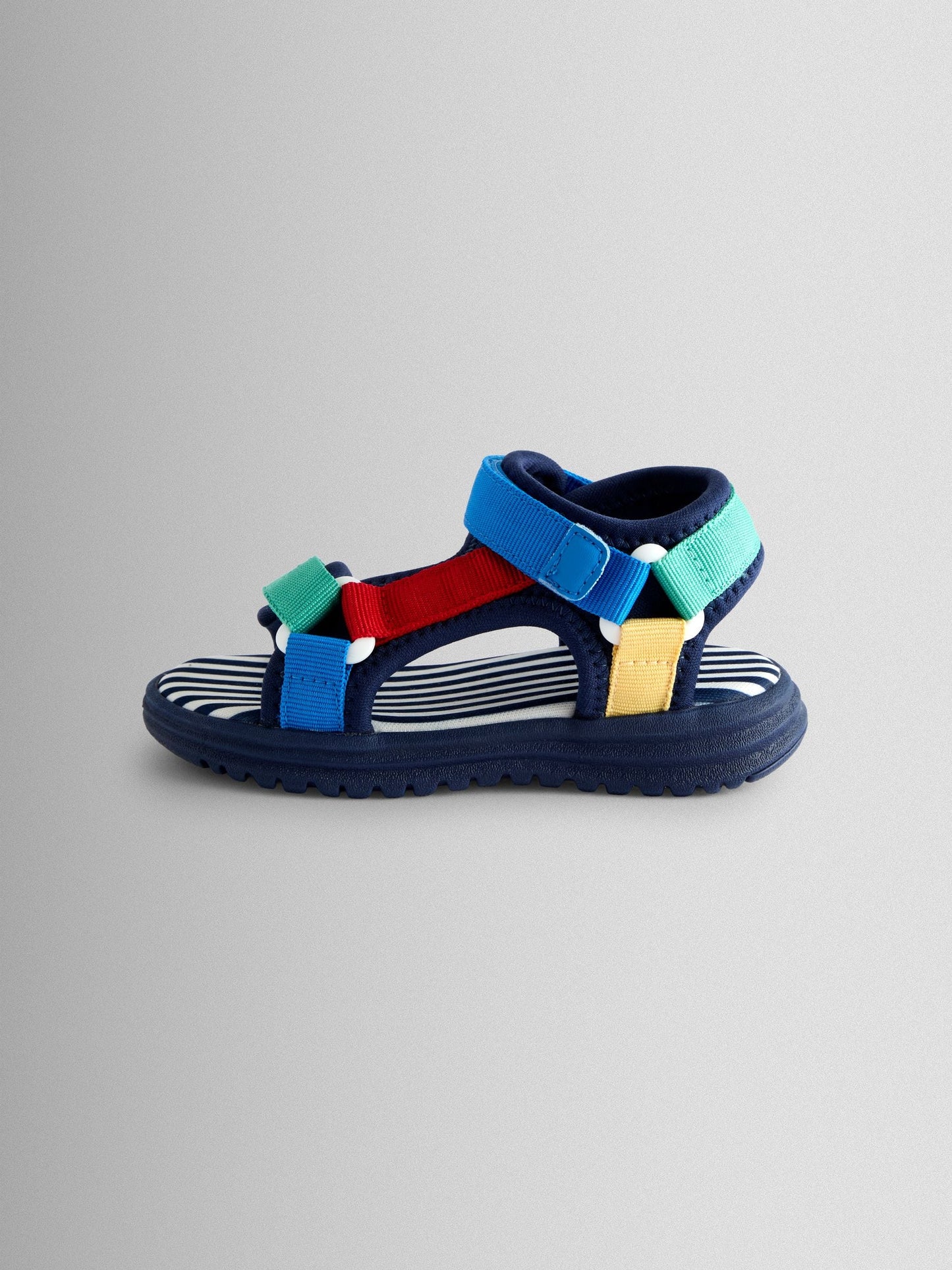 JoJo Maman Bébé Primary Colourblock Adjustable Strap Sandals image 4
