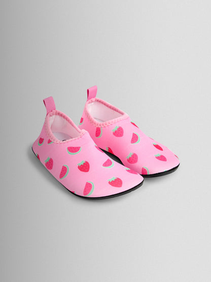 JoJo Maman Bébé Pink Strawberry Water Shoes image 1