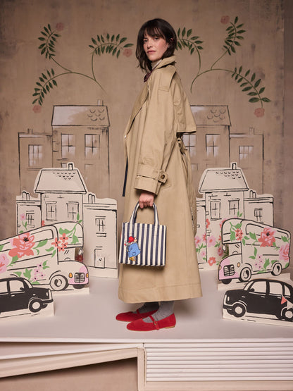 Cath Kidston Navy Paddington Stripe Small Book Bag - image 2