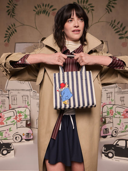 Cath Kidston Navy Paddington Stripe Small Book Bag - image 4