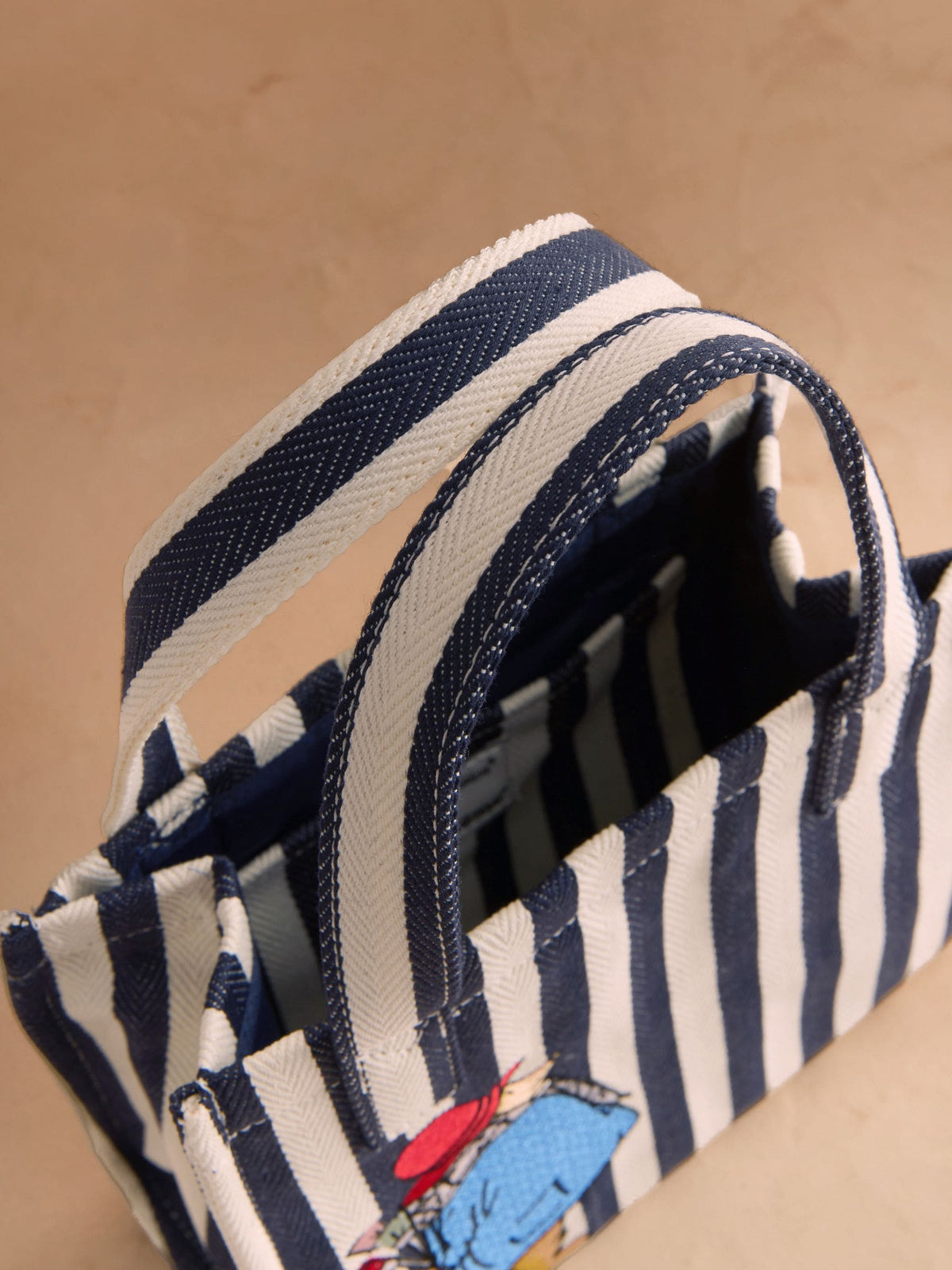 Cath Kidston Navy Paddington Stripe Small Book Bag - image 8