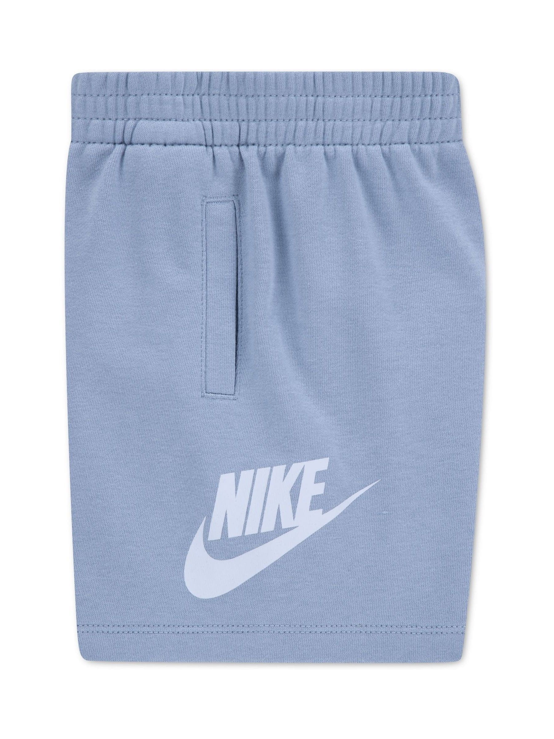 Nike Blue Little Club T-Shirt And Shorts Set image 3