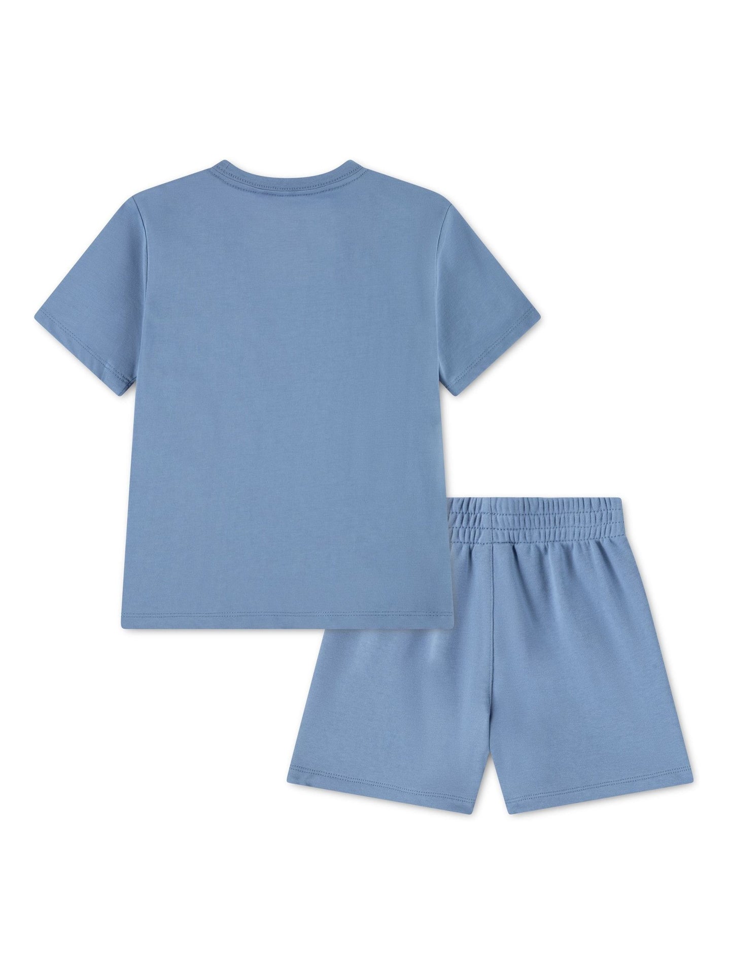 Dsiney Kidz - Nike Blue Small Logo T-Shirt And Shorts Set image 2