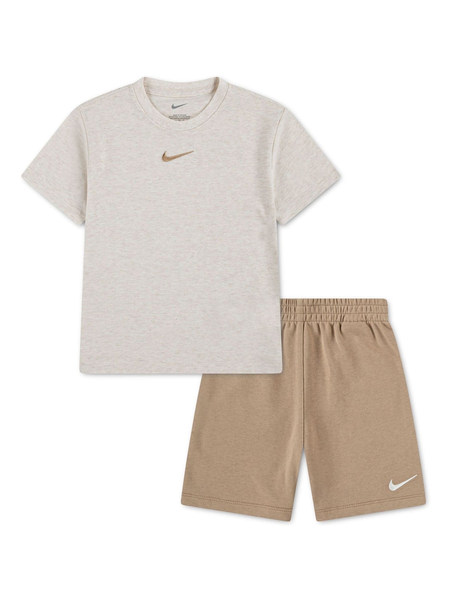 Dsiney Kidz - Nike Brown Little Kids T-Shirt & Shorts Set image 1