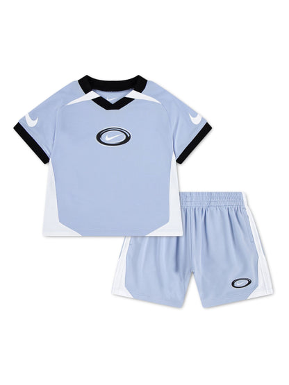 Nike Blue Swoosh Love T-Shirt And Shorts Set image 1