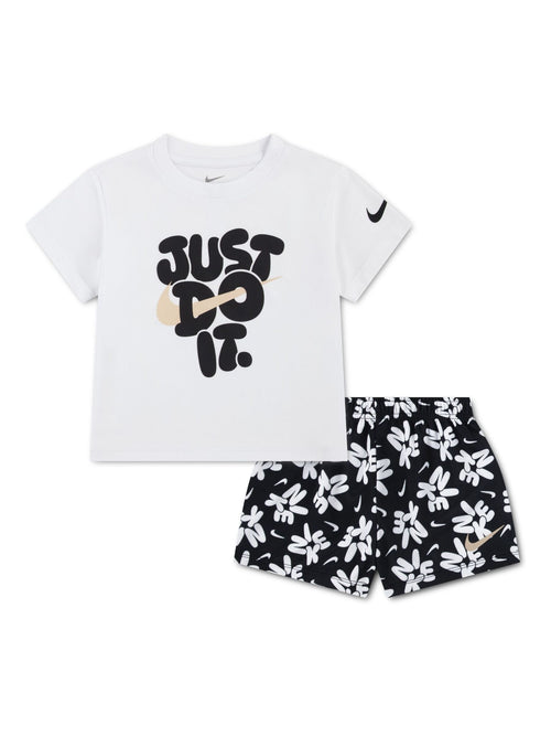 Dsiney Kidz - Nike Black Little Kids Bold Play Graphic T-Shirt and Shorts Set image 1
