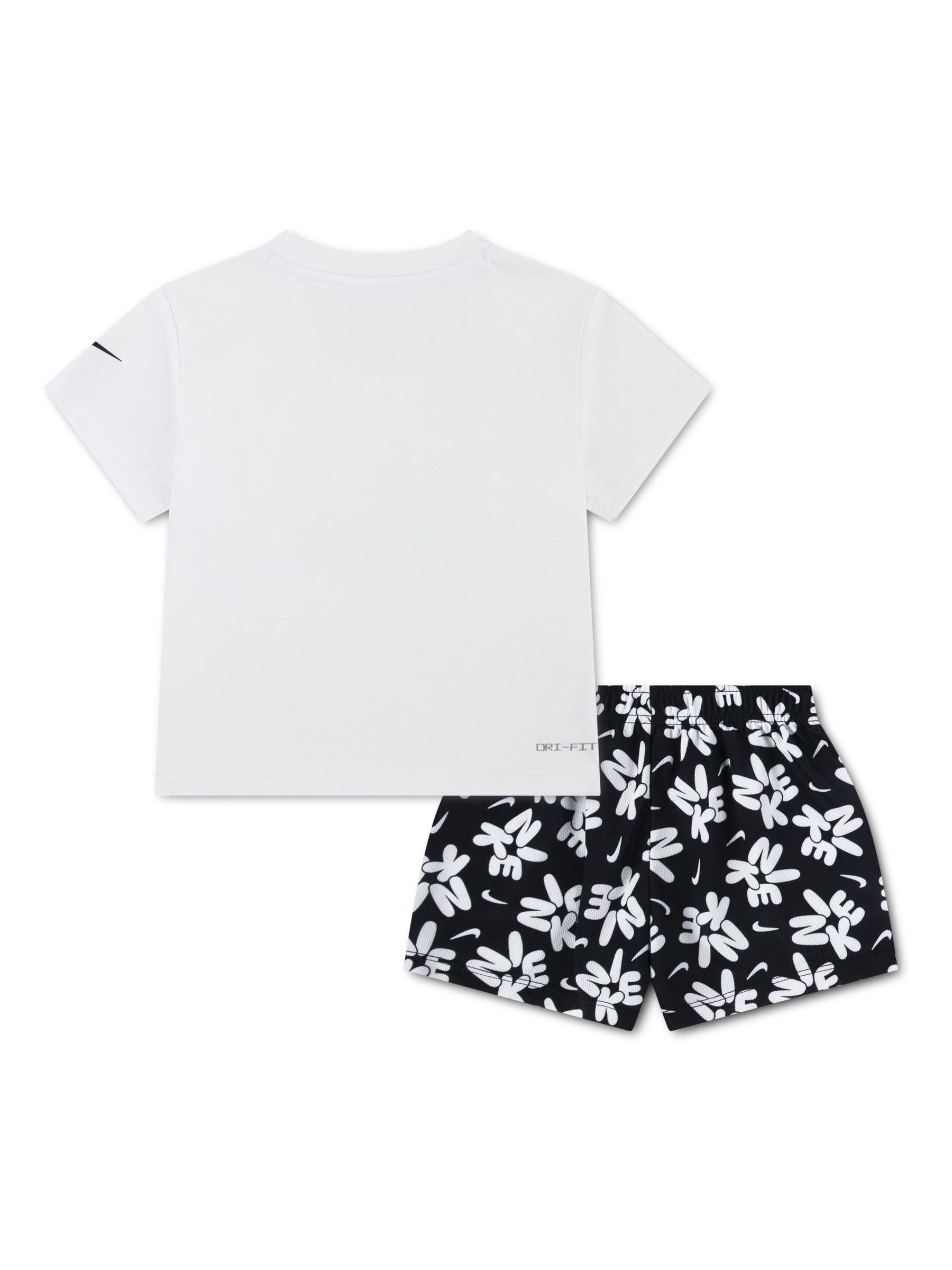 Nike Black Little Kids Bold Play Graphic T-Shirt and Shorts Set image 2