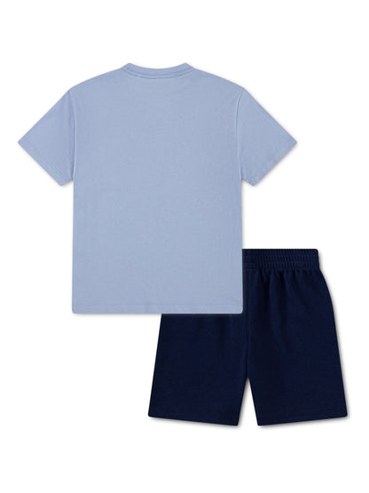 Dsiney Kidz - Nike Blue Little Kids T-Shirt & Shorts Set image 2