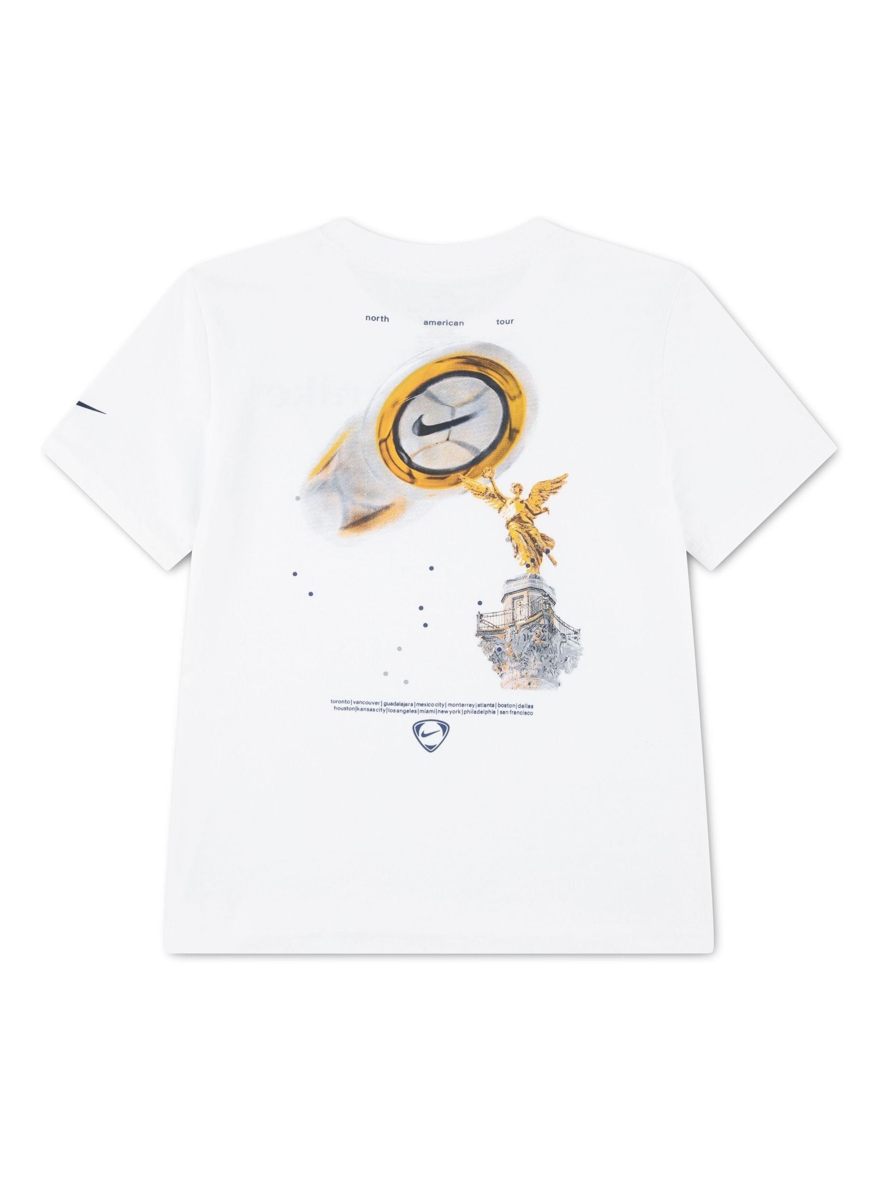 Nike White Little Football World Cup Graphic T-Shirt image 2