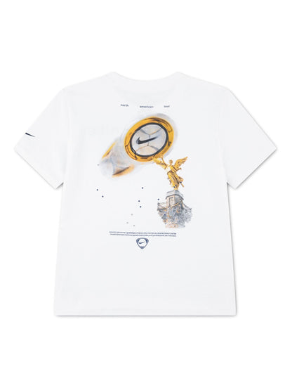 Nike White Little Football World Cup Graphic T-Shirt image 2