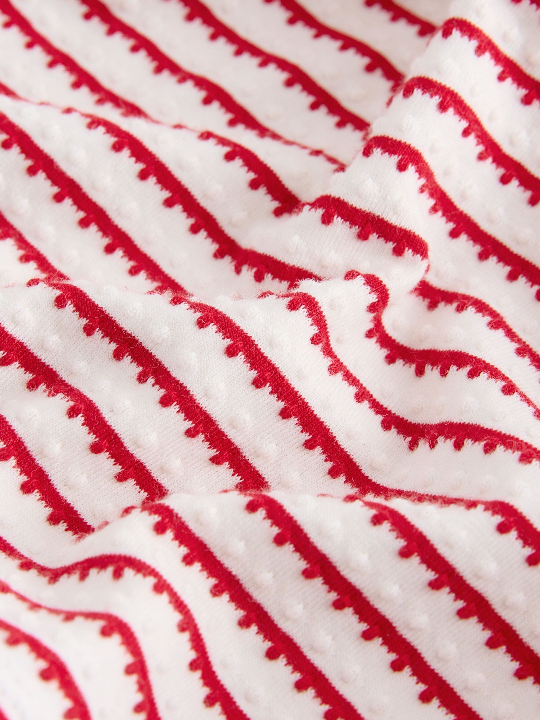 Red Textured Jersey Dress (3mths-7yrs) image 7