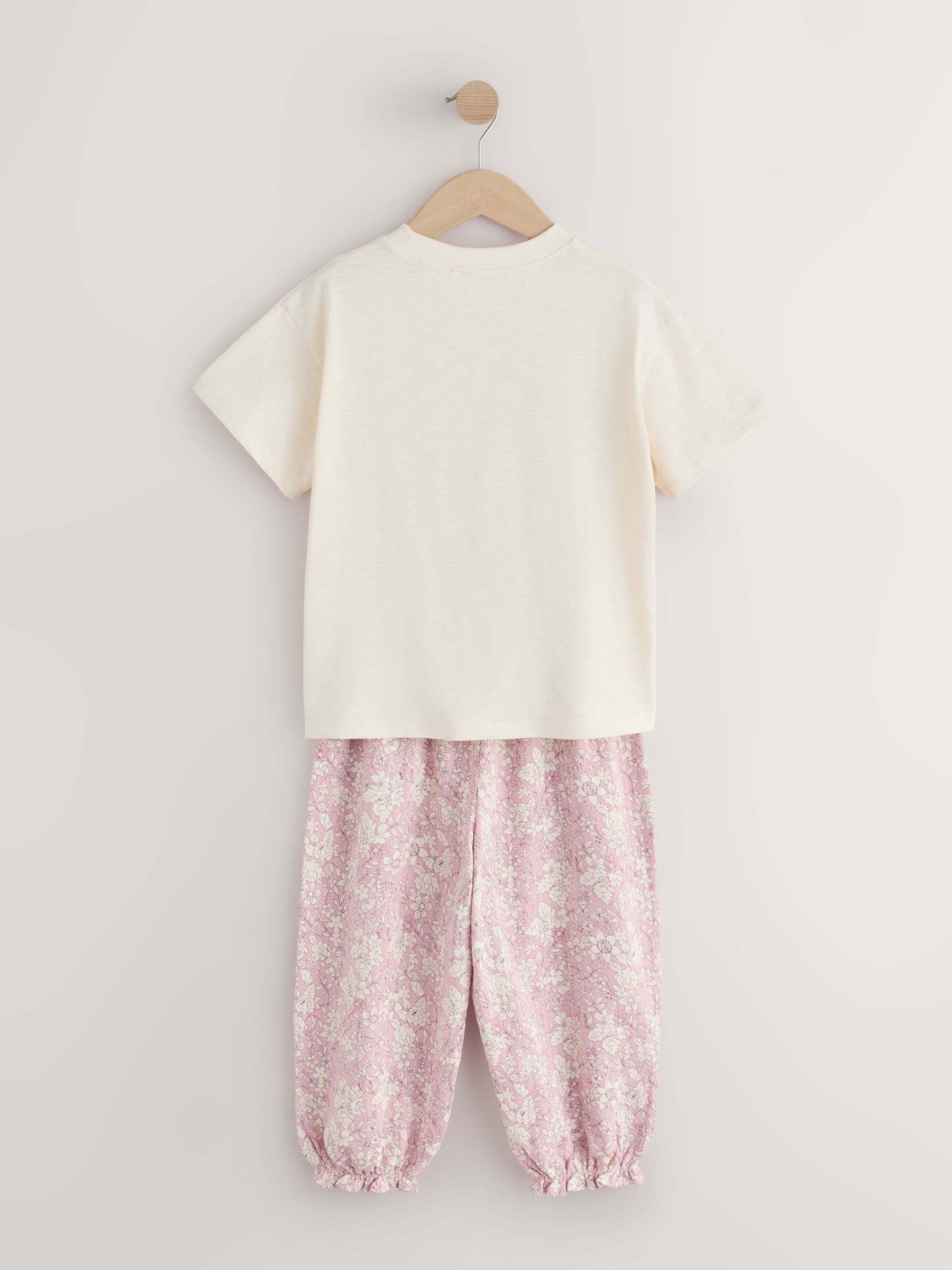 Pink/Blue Top & Trousers Set 2 Pack (3mths-7yrs) image 9