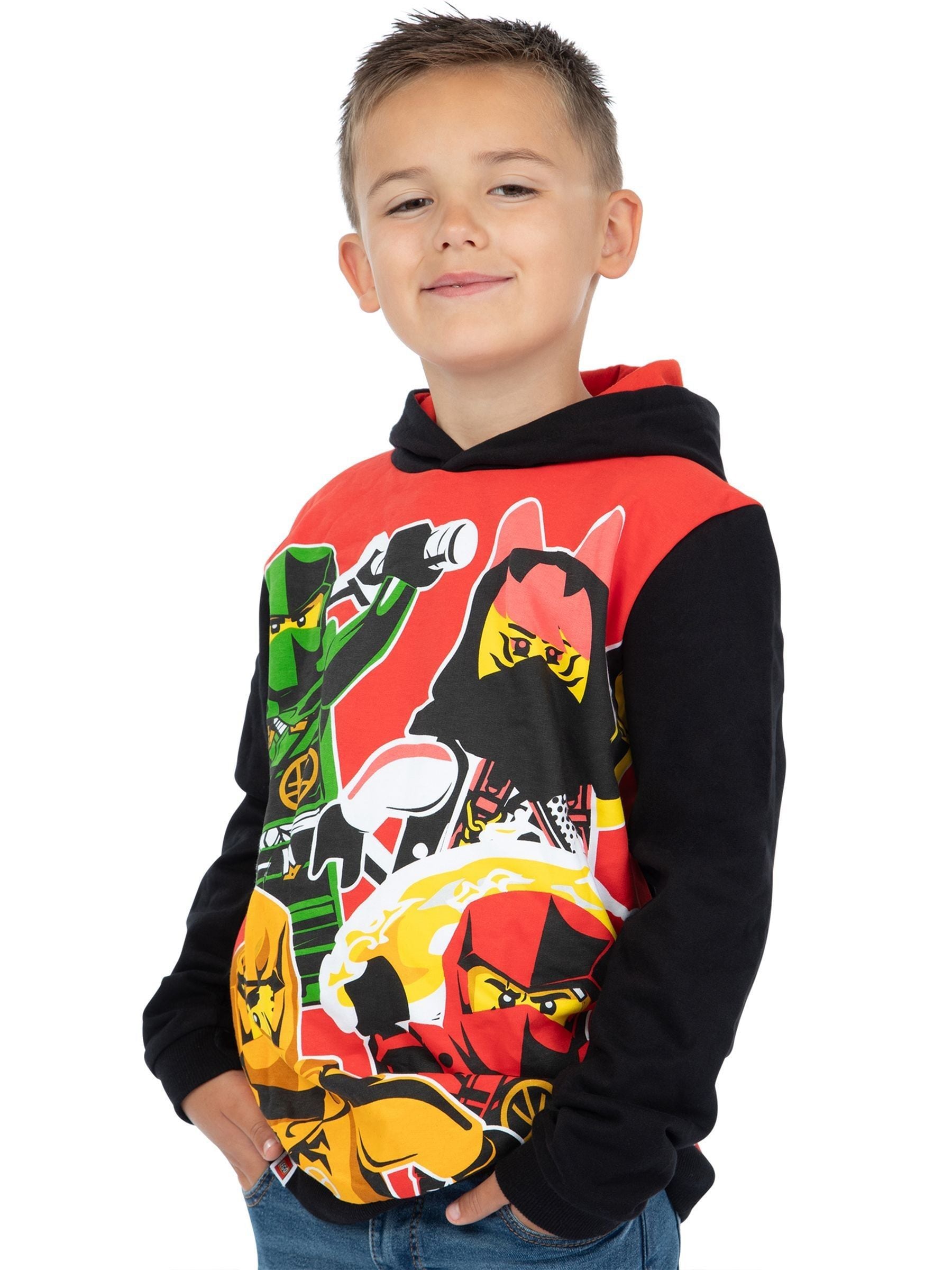 Dsiney Kidz - Character Red Lego Ninjago Kai Sora And Lloyd Hoodie image 4