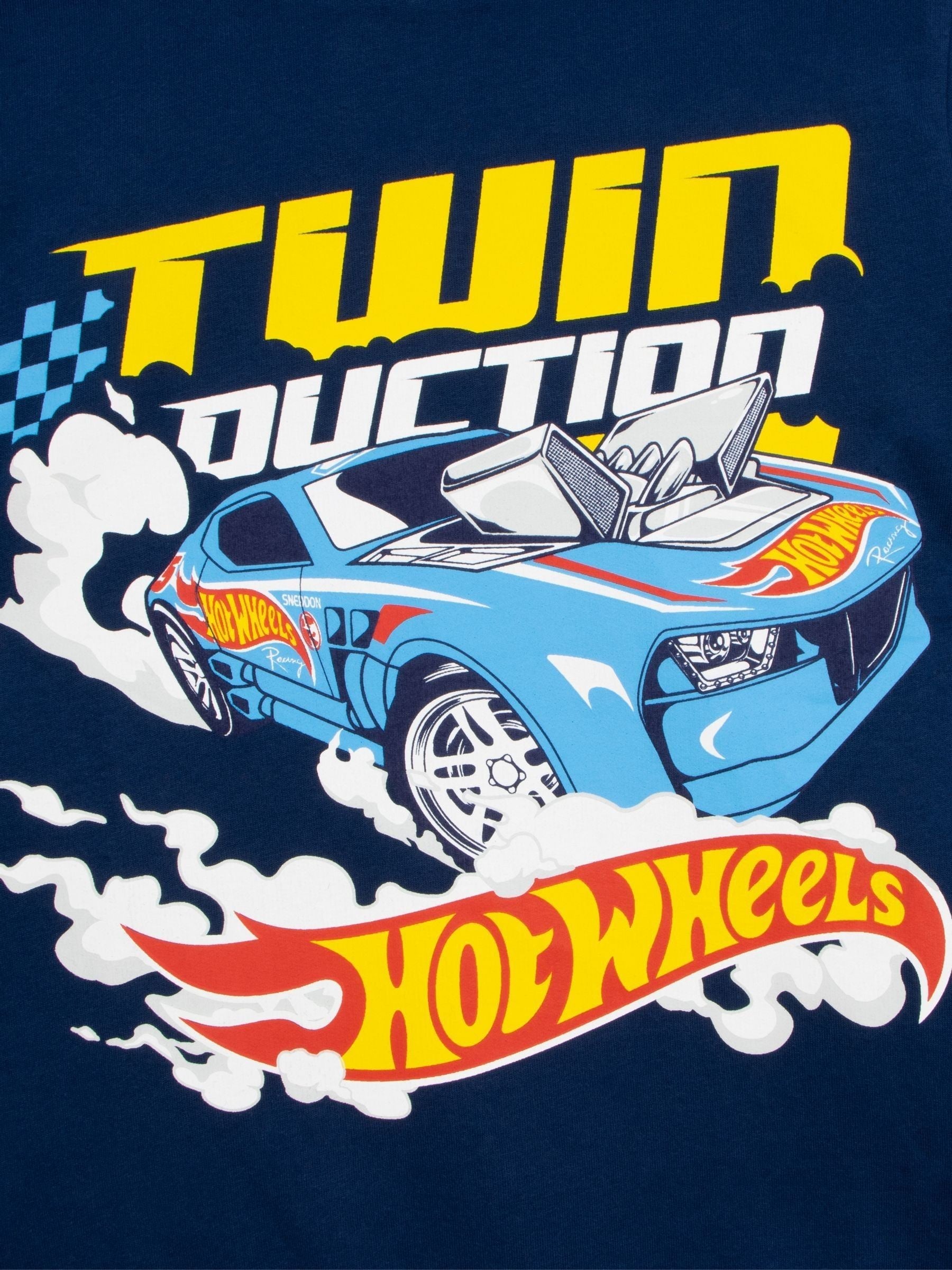Dsiney Kidz - Character Blue Hot Wheels Race Car Hoodie image 2