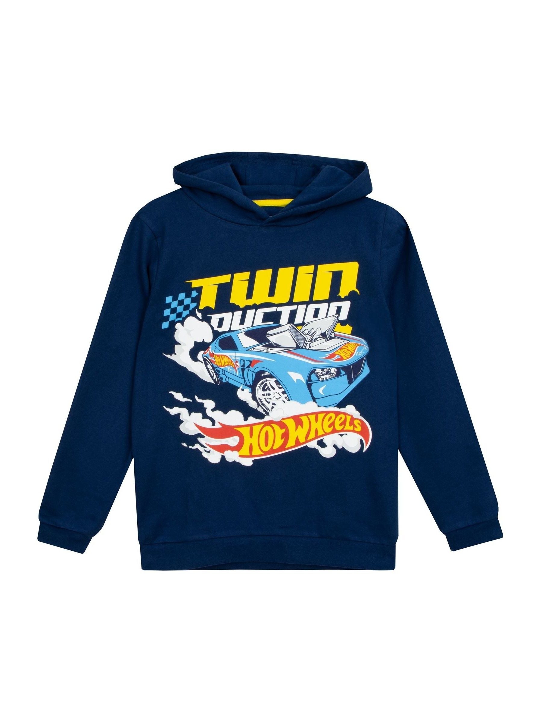 Dsiney Kidz - Character Blue Hot Wheels Race Car Hoodie image 5