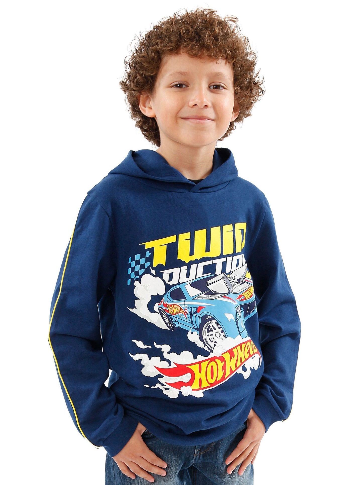 Dsiney Kidz - Character Blue Hot Wheels Race Car Hoodie image 9