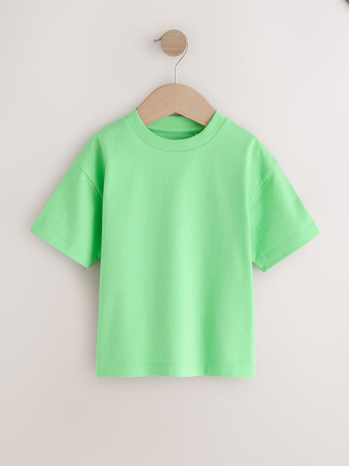 Bright Green Short Sleeve Plain T-Shirt (3mths-7yrs) image 1
