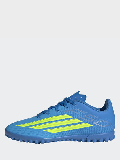 adidas Bright Blue Kids F50 Club Turf Football Trainers image 5