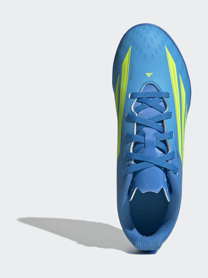 adidas Bright Blue Kids F50 Club Turf Football Trainers image 7