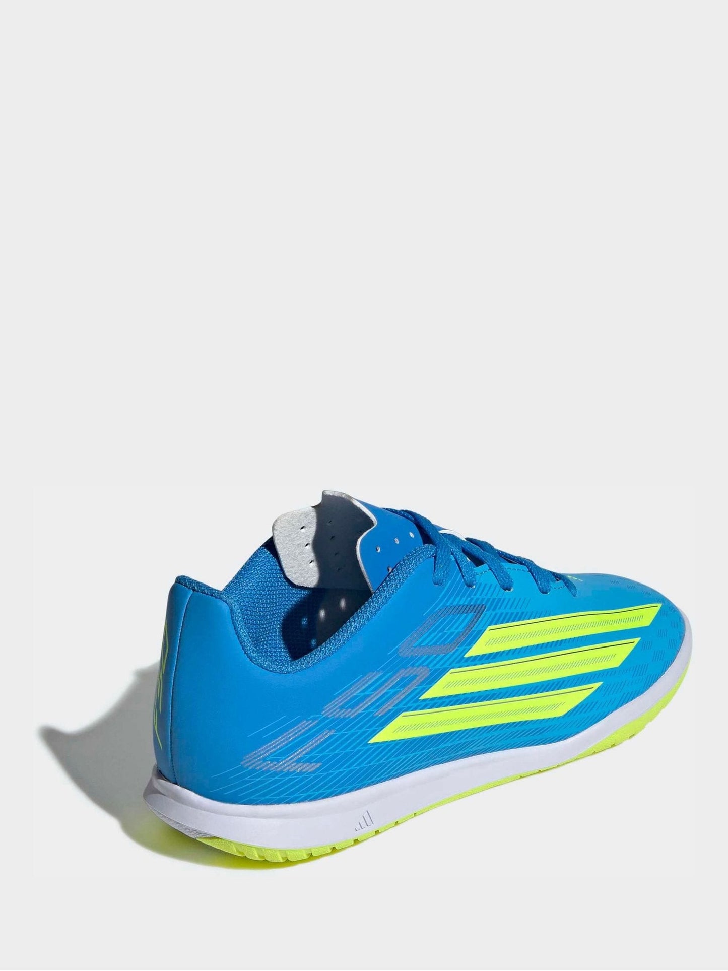 adidas Bright Blue F50 Club Indoor Kids Football Trainers image 2
