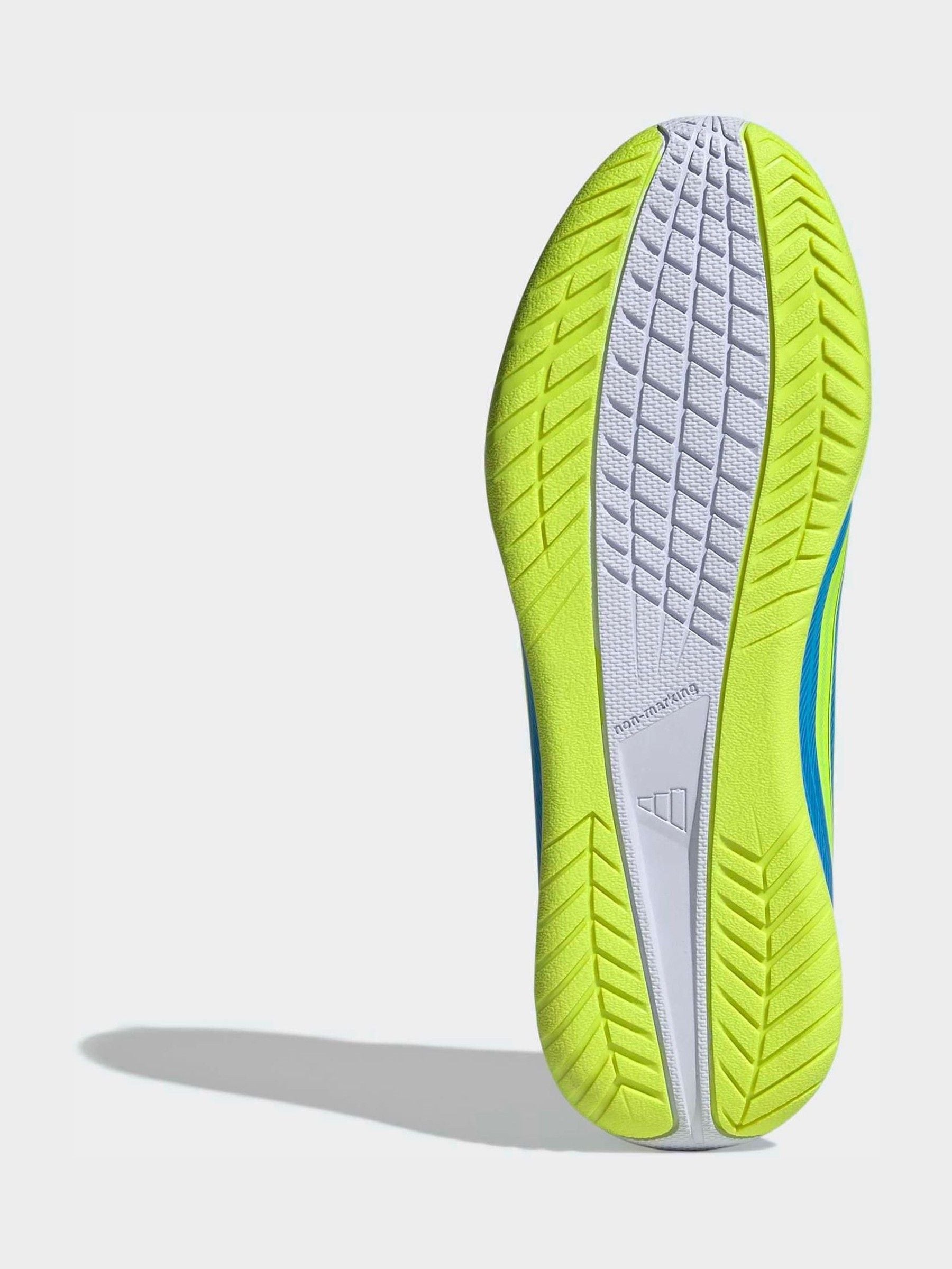 adidas Bright Blue F50 Club Indoor Kids Football Trainers image 6