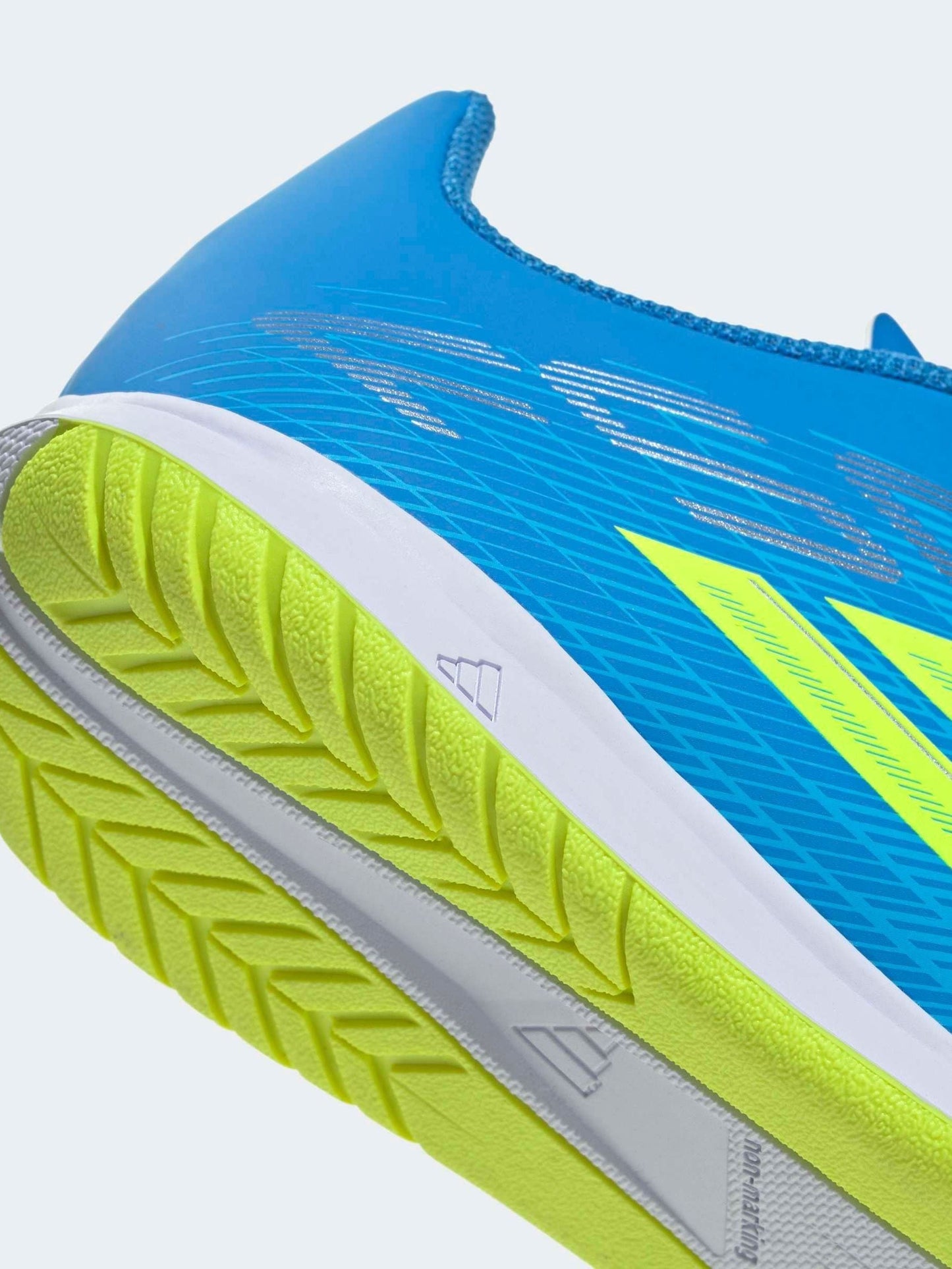 adidas Bright Blue F50 Club Indoor Kids Football Trainers image 8