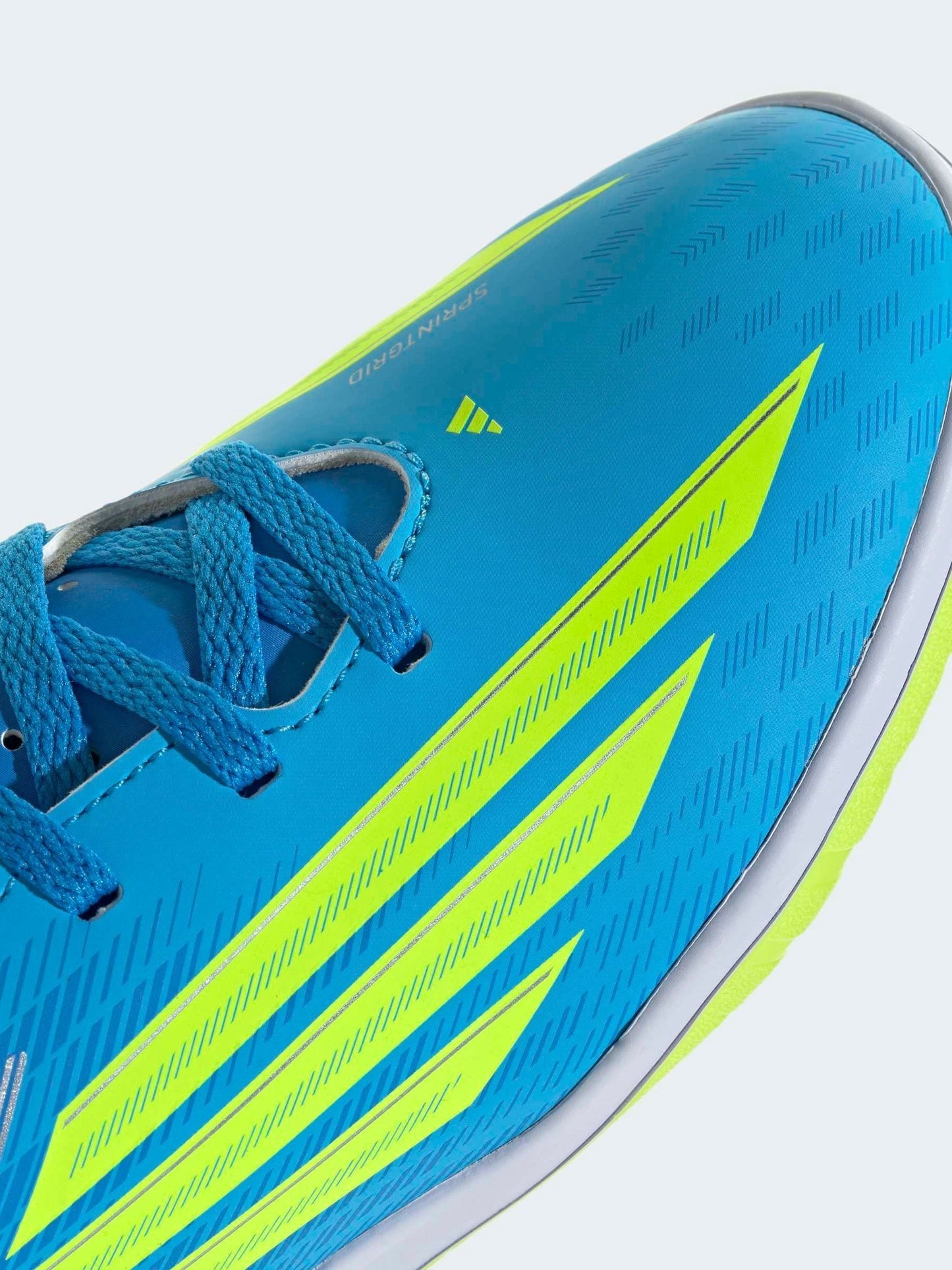adidas Bright Blue F50 Club Indoor Kids Football Trainers image 9