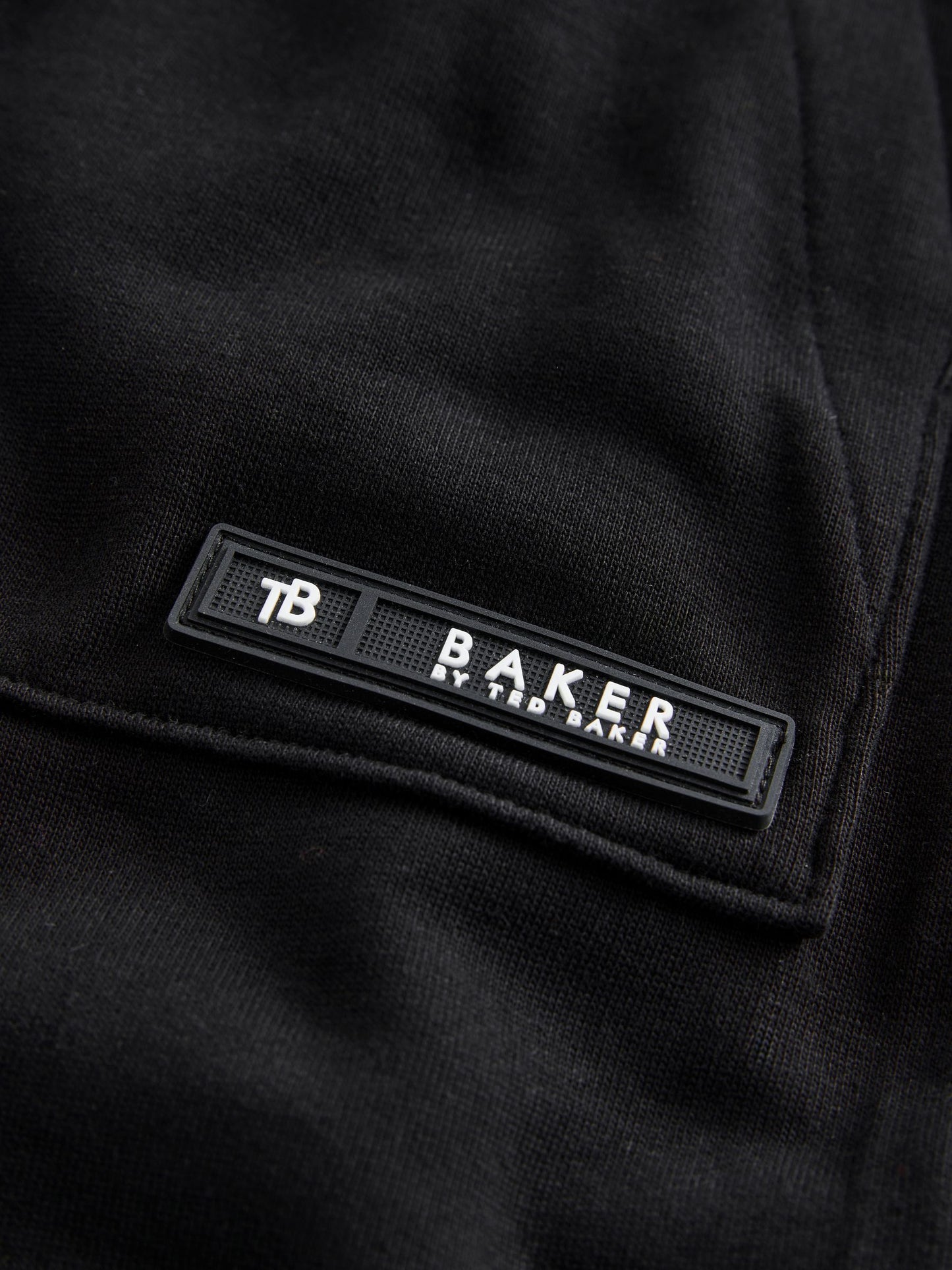 Baker by Ted Baker Oversized Graphic Black T-Shirt and Shorts Set image 5
