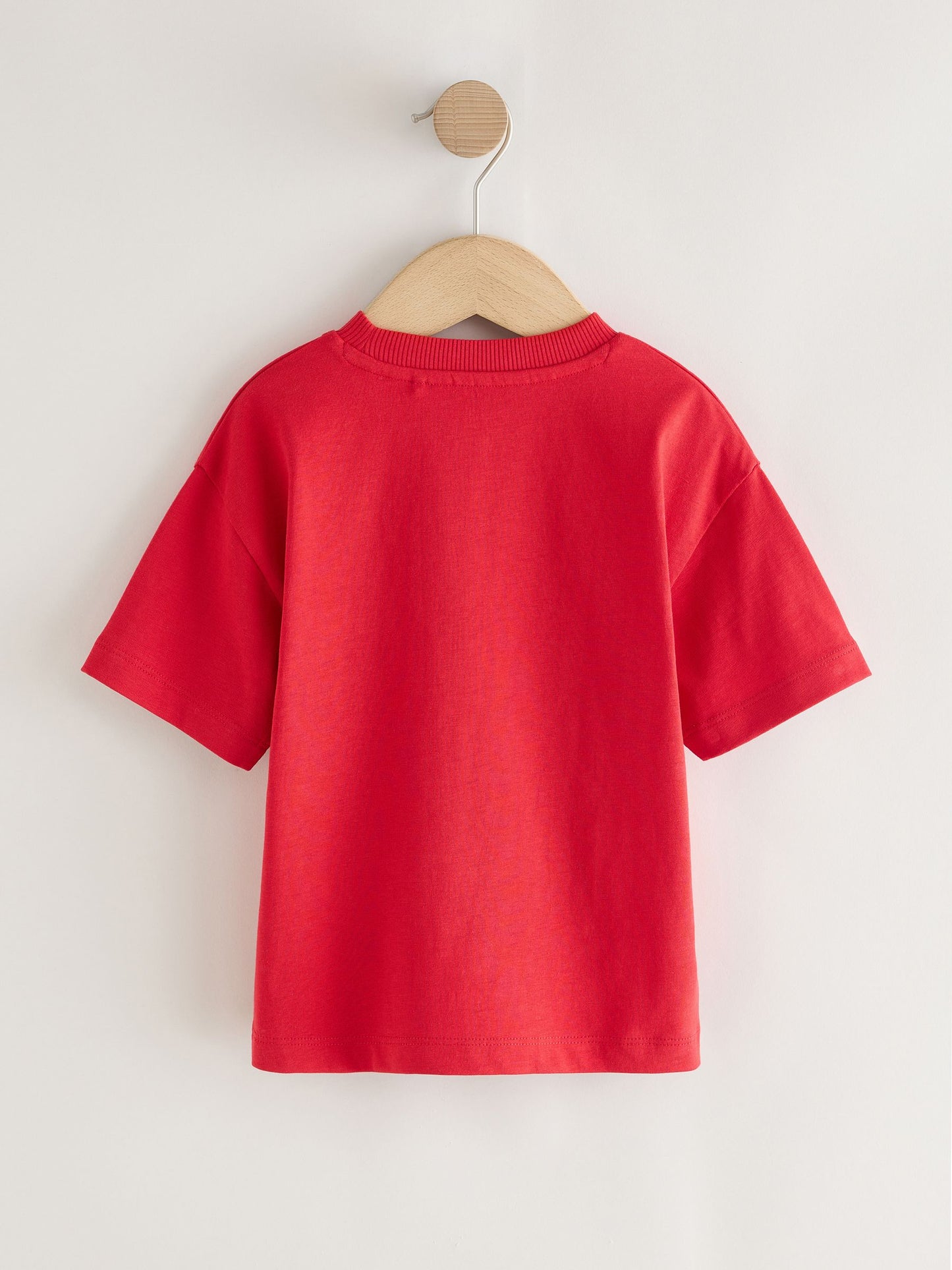 Red Short Sleeve Football Slogan T-Shirt (3mths-7yrs) image 6