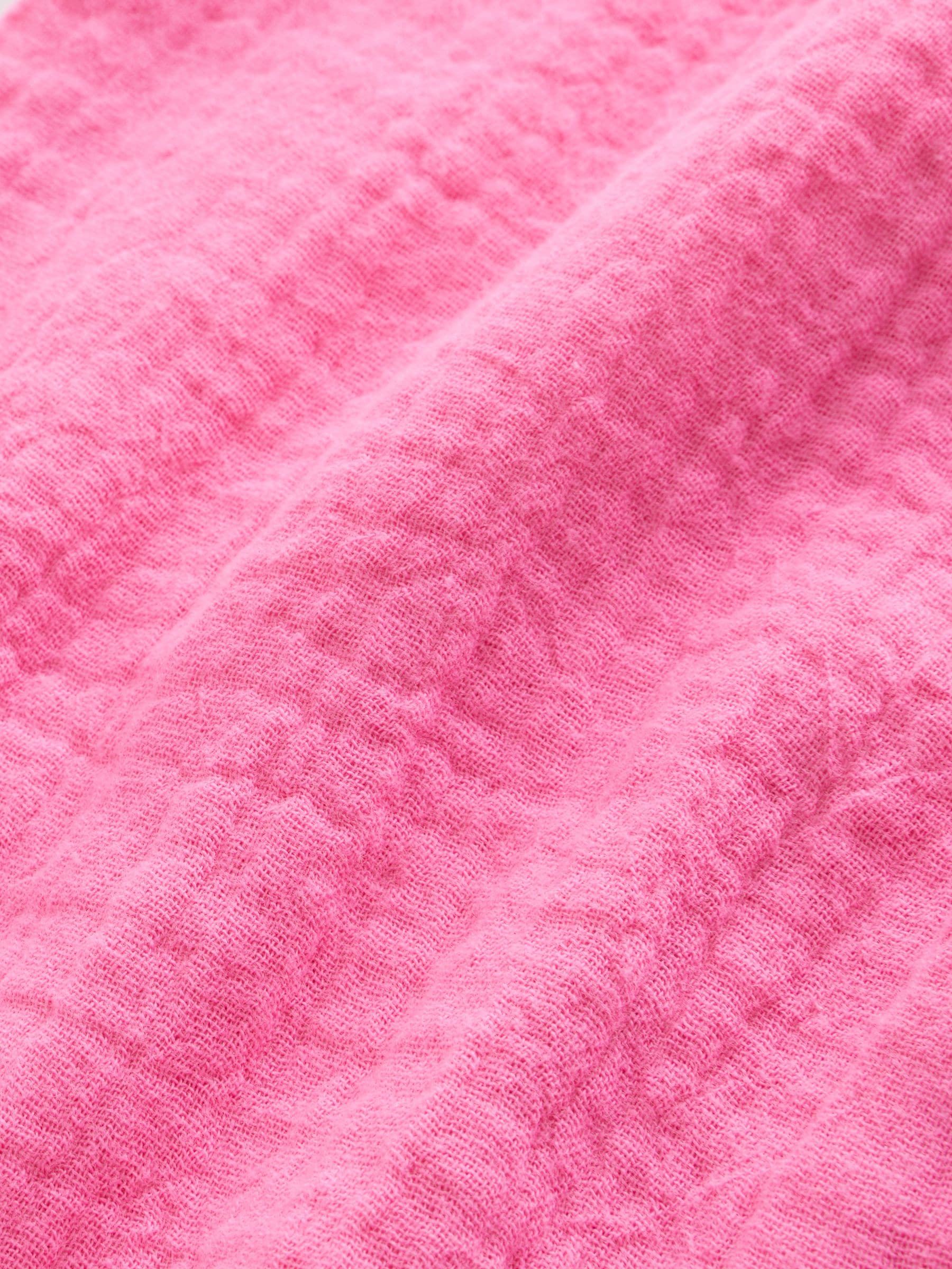 Pink Baby Short Leg Muslin Romper (0mths-3yrs) image 7