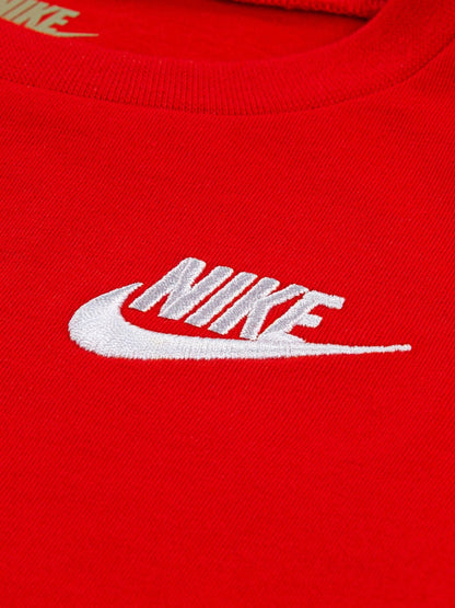 Nike Red/Black Infant Small Logo T-Shirt And Shorts Set image 3