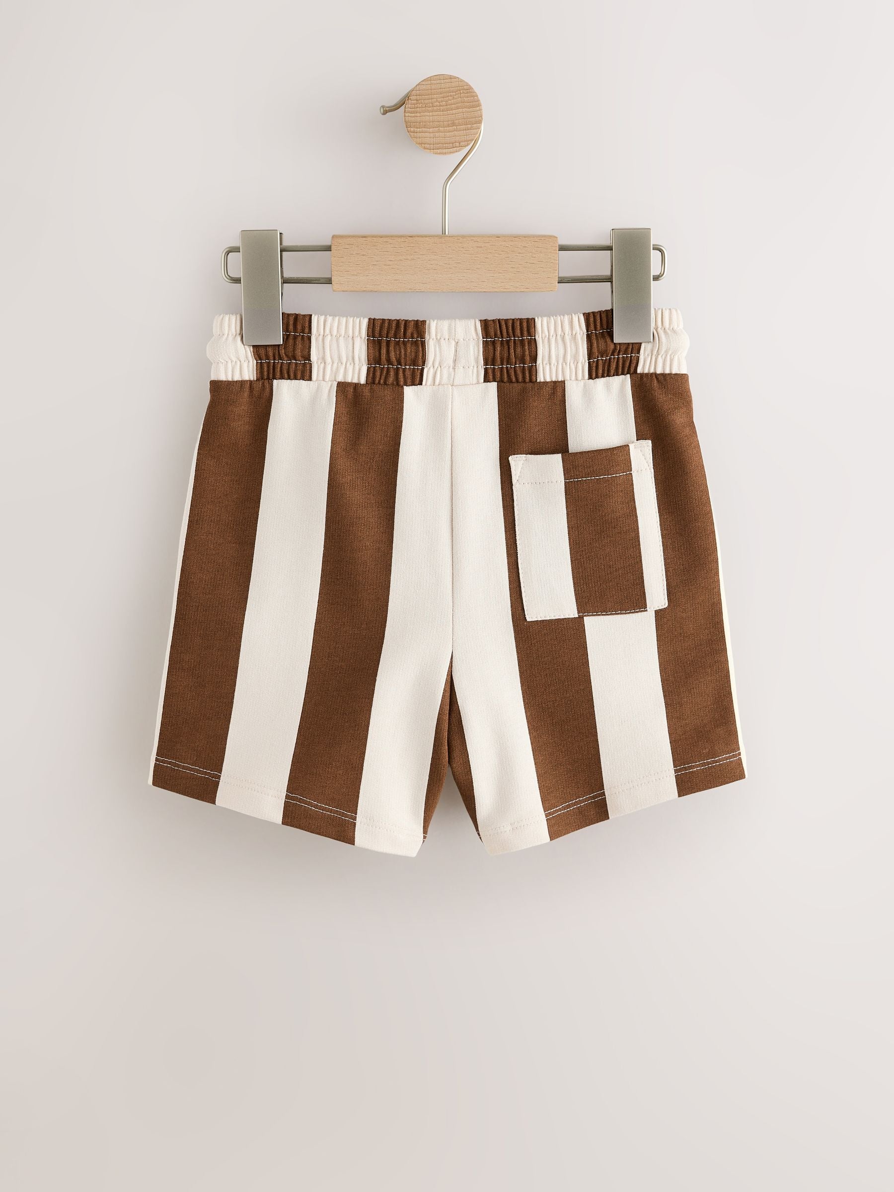 Dsiney Kidz - Brown/Cream Jersey Shorts 3 Pack (3mths-7yrs) image 3