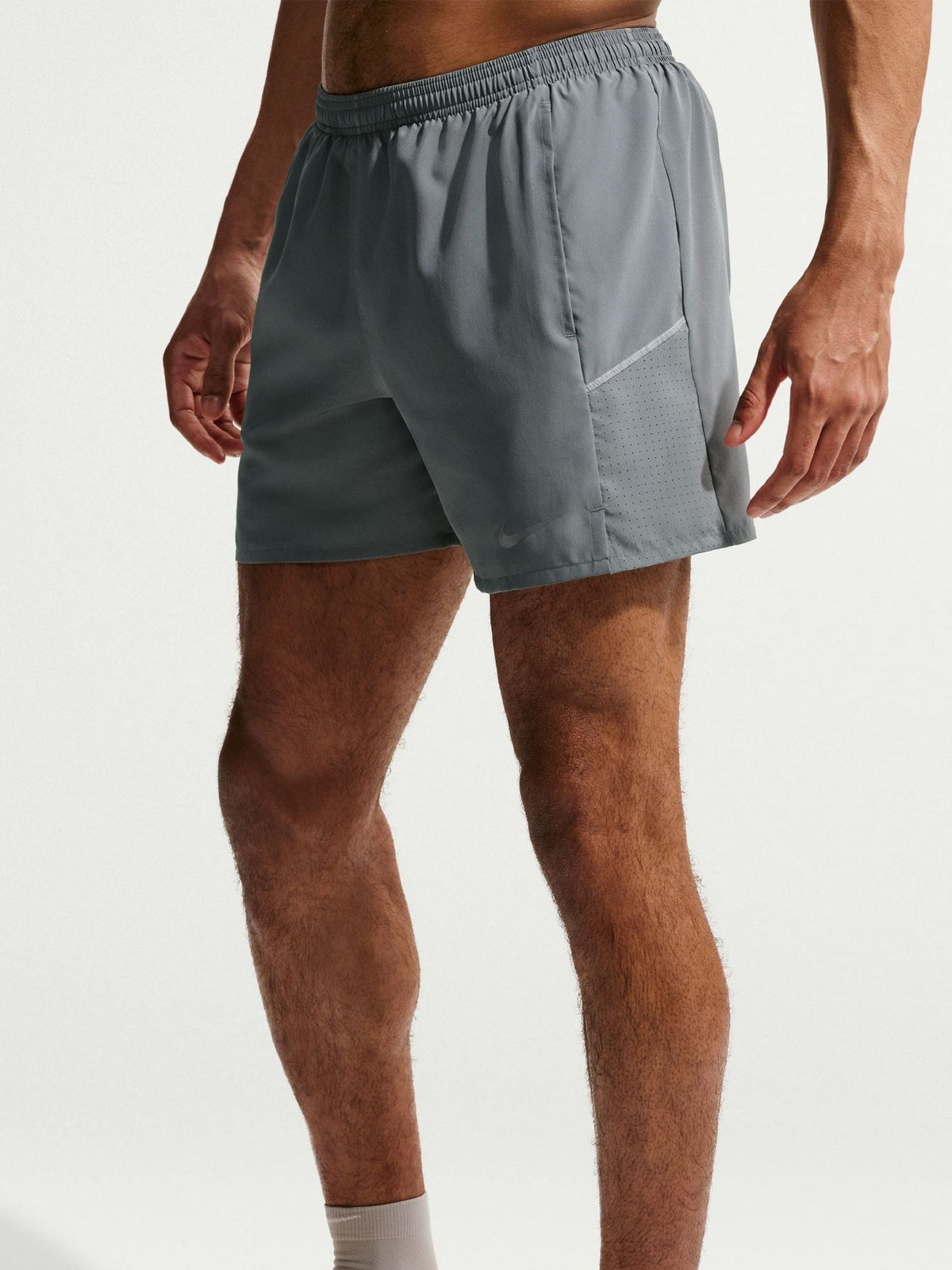 Dsiney Kidz - Nike Smoke Grey Miler Dri-FIT 5 inch Brief-Lined Running Shorts image 1