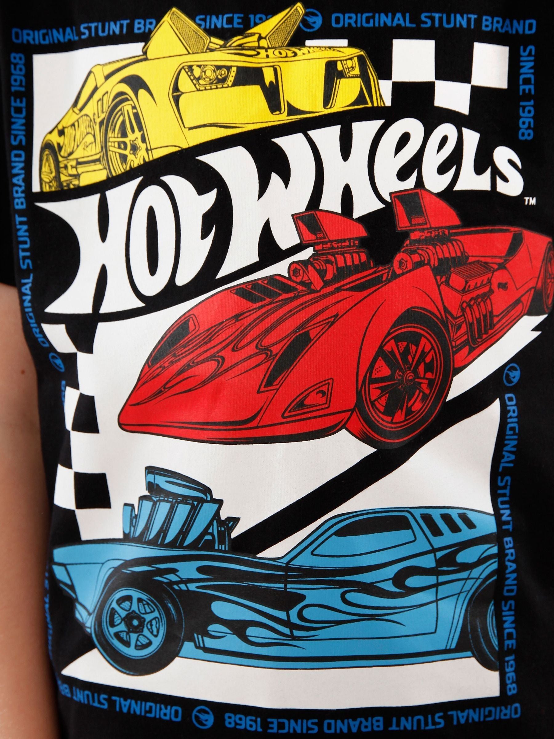 Character Black Hot Wheels T-Shirt Since 1968 image 9