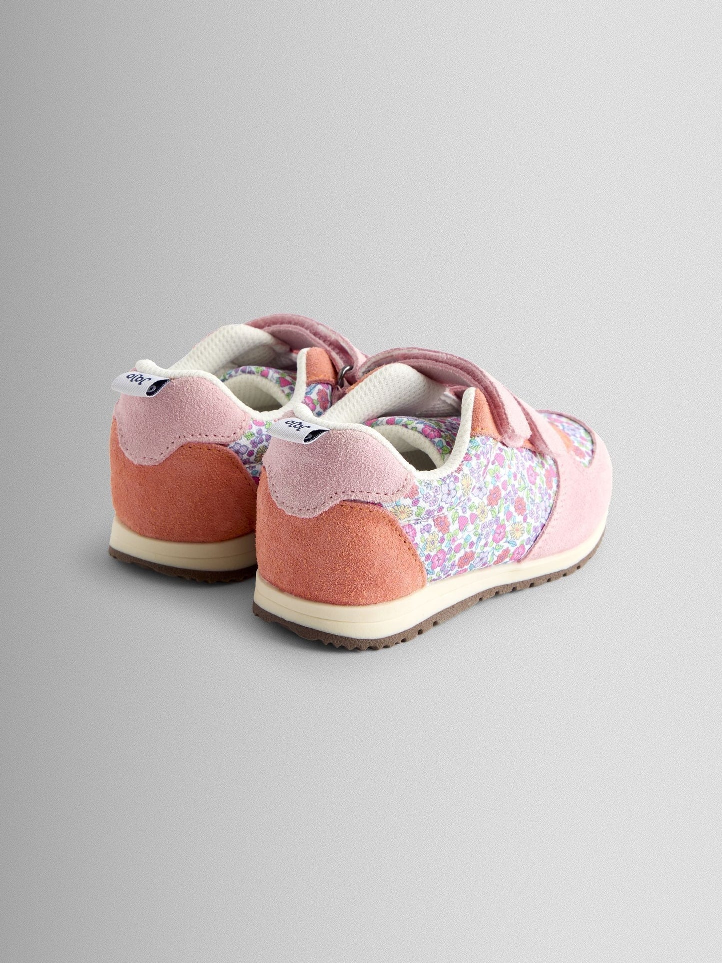 JoJo Maman Bébé Multi Floral Ditsy Riptape Trainer image 2