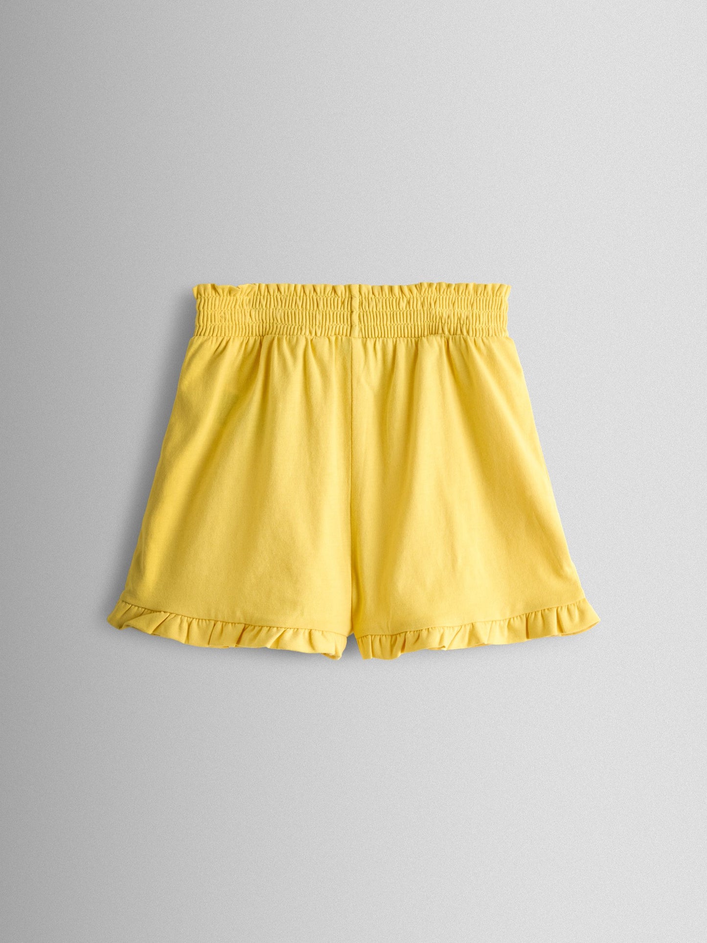 JoJo Maman Bébé Yellow & Blue Daisy 2-Pack Frill Shorts image 5