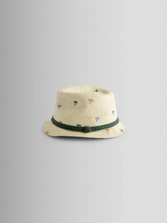 JoJo Maman Bébé Palm Tree Trilby Hat image 2