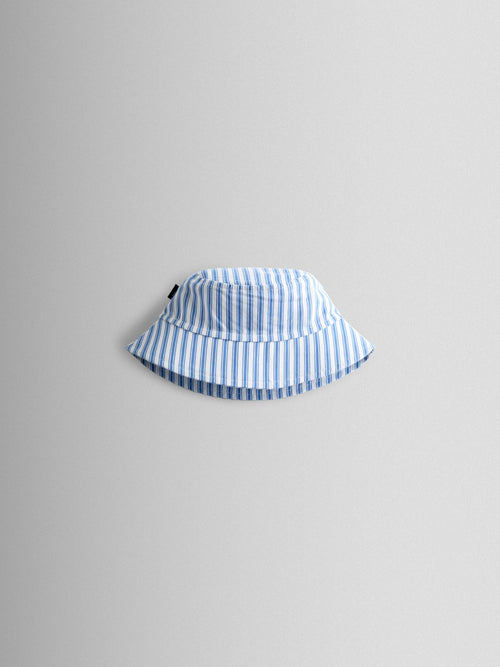 JoJo Maman Bébé Navy Stripe Bucket Hat image 1
