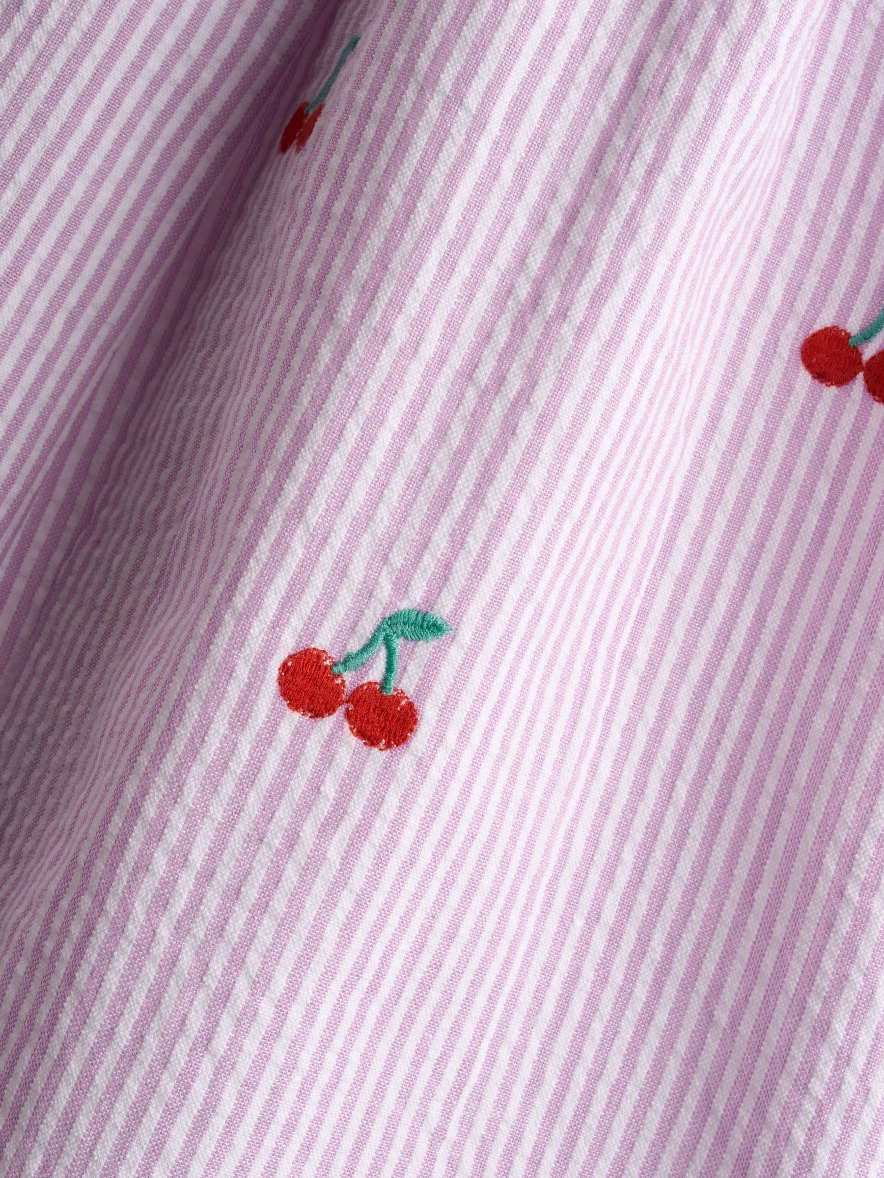 JoJo Maman Bébé Purple Collared Sleeveless Dress image 5
