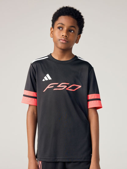 Dsiney Kidz - adidas Black/Red F50 Jersey Short Sleeve T-Shirt image 1