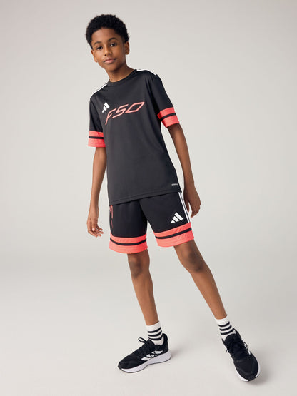 Dsiney Kidz - adidas Black/Red F50 Jersey Short Sleeve T-Shirt image 2