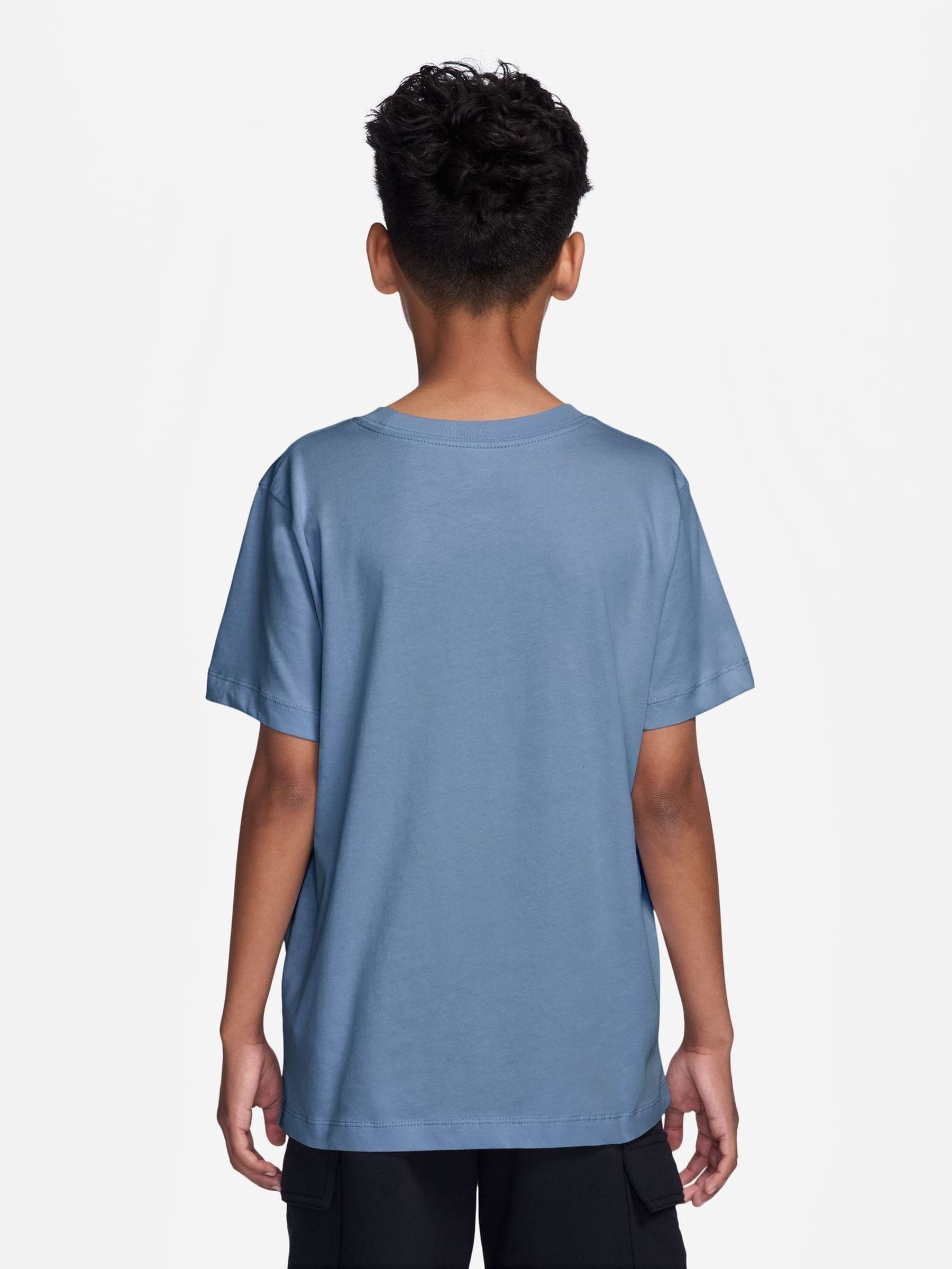 Dsiney Kidz - Nike Work Blue Short Sleeve Club T-Shirt image 2
