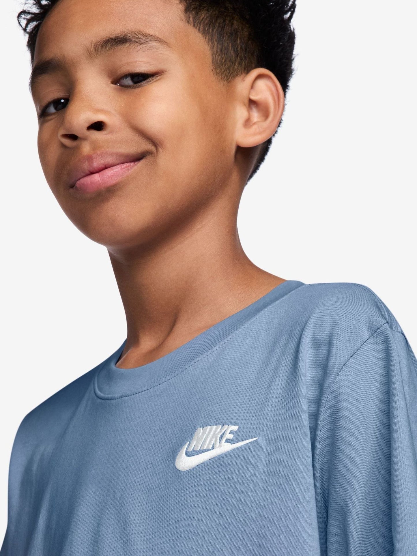 Dsiney Kidz - Nike Work Blue Short Sleeve Club T-Shirt image 3