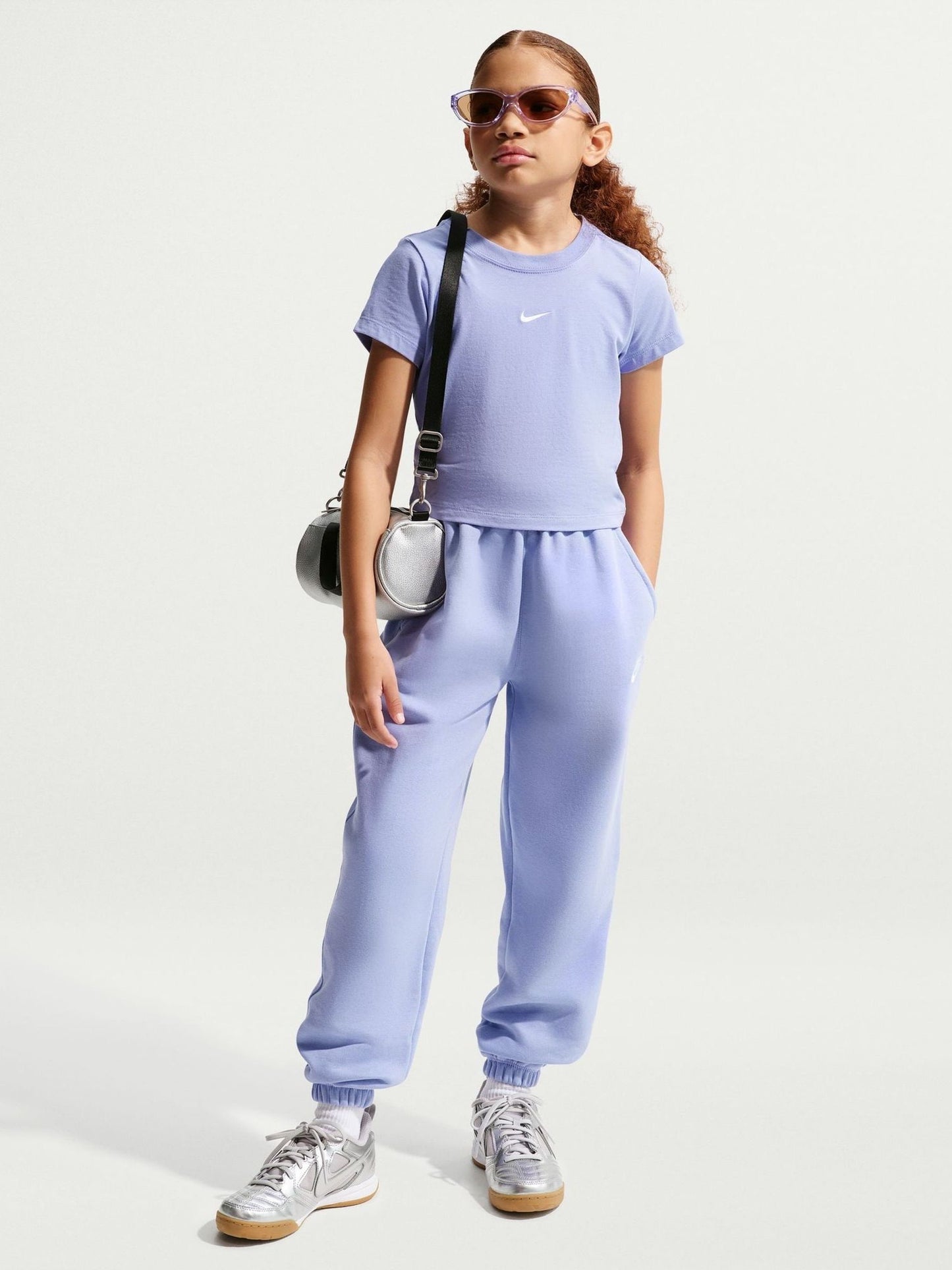 Dsiney Kidz - Nike Purple Cropped T-Shirt image 2